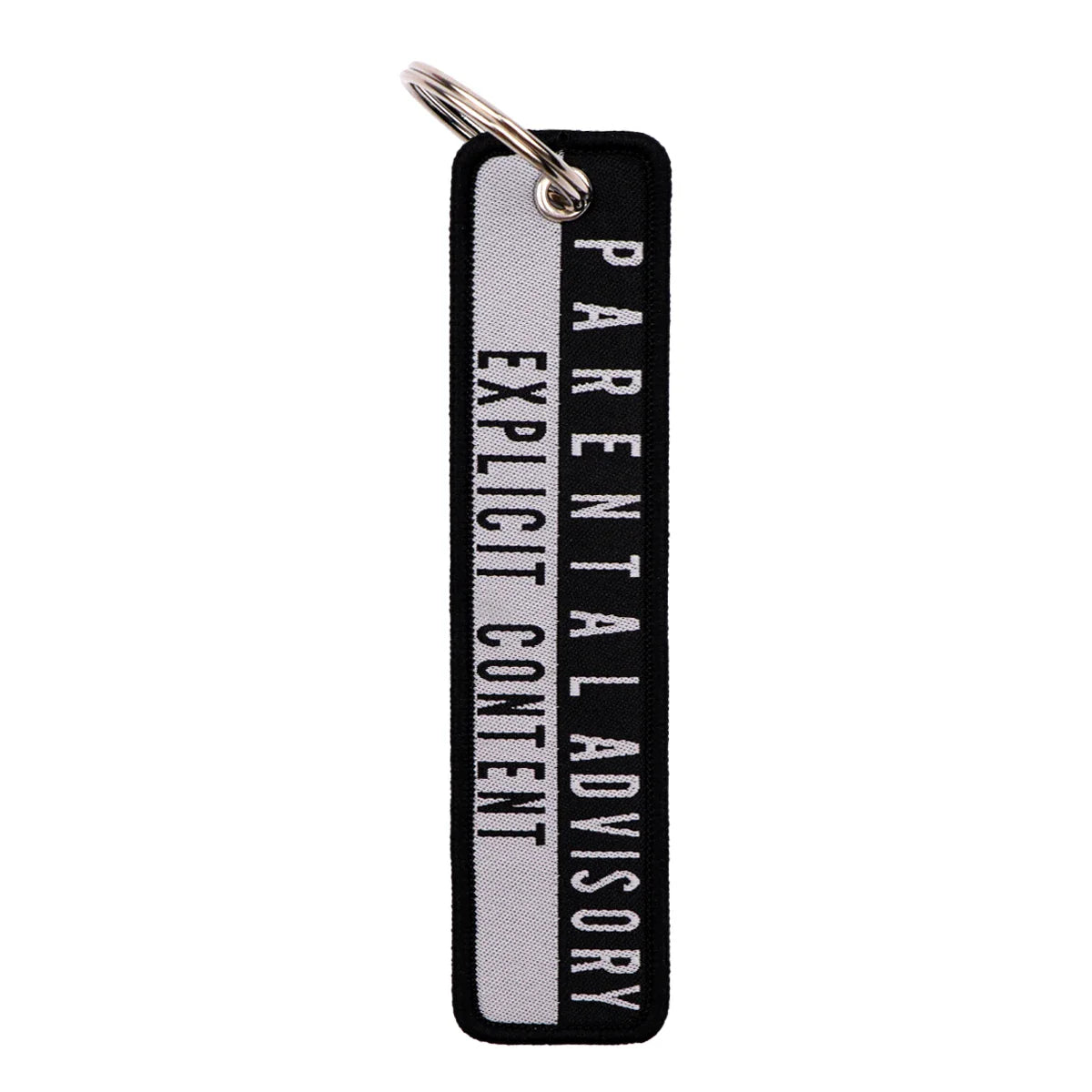 Spanish Quotes Embroidery Key Tag | Motorcycle Keychain for Men