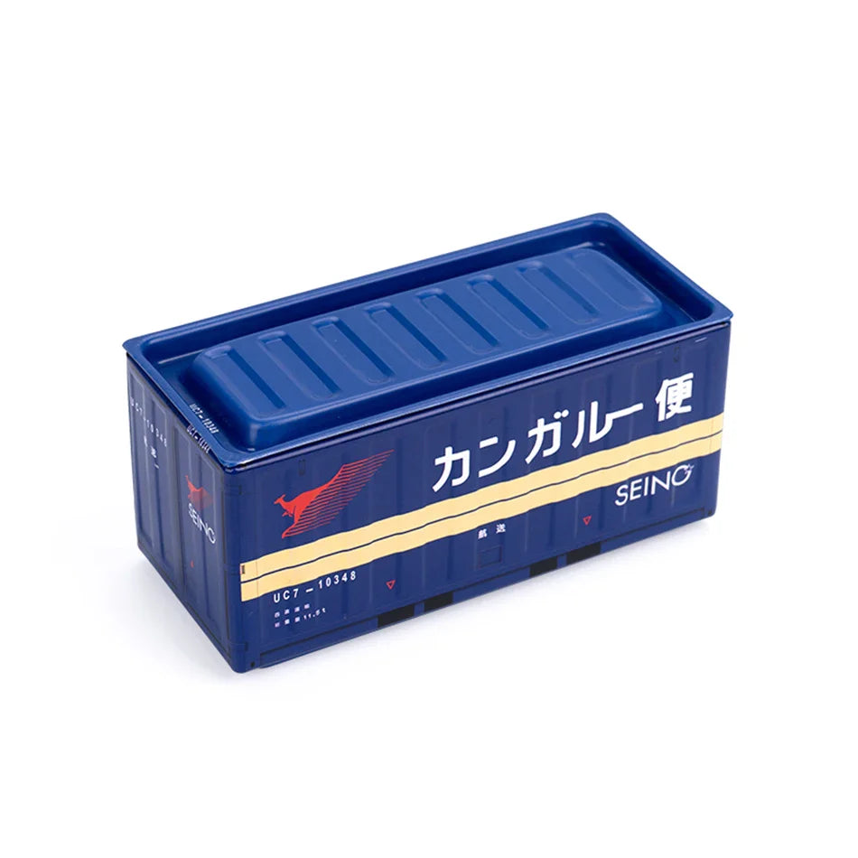 Mini caja de almacenamiento de hierro, mini caja de hierro de escritorio, modelo de mini contenedor, decoración creativa, coleccionar artículos pequeños, regalos de Navidad