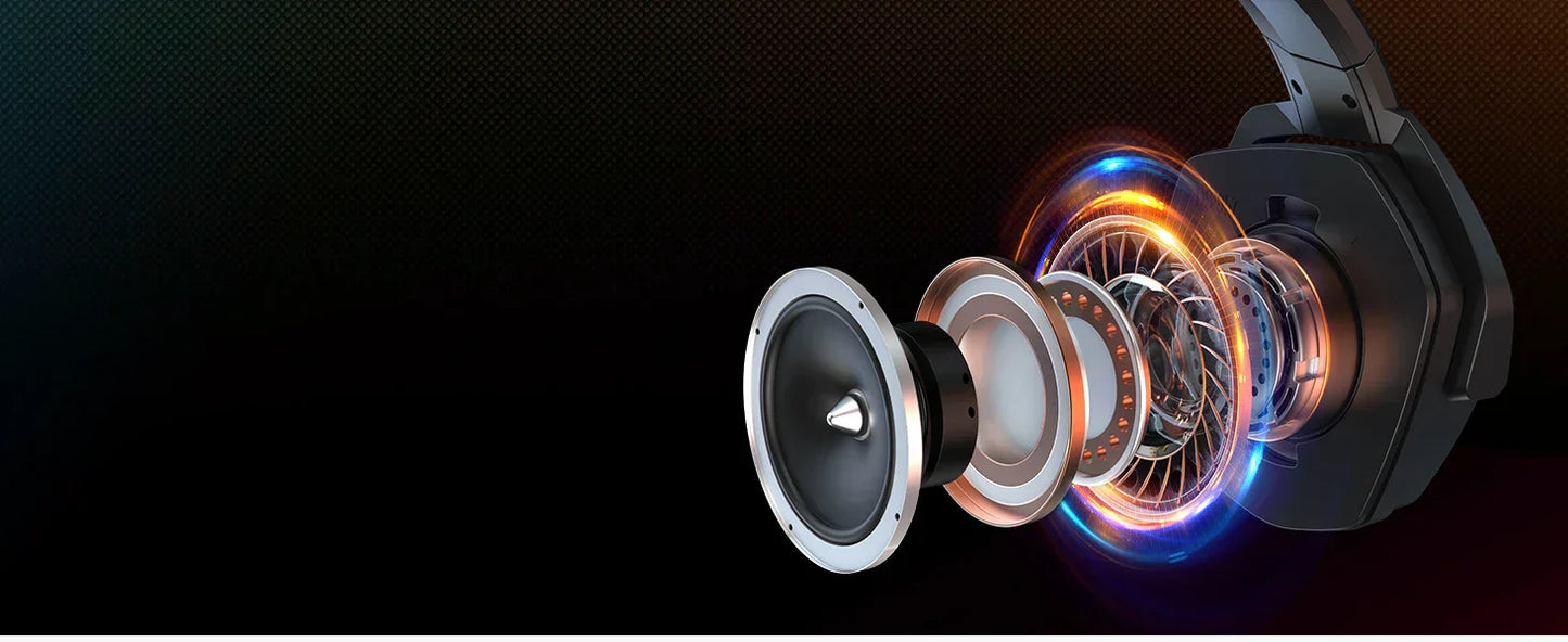 Casque de jeu sans fil NUBWO G06 Bluetooth 5.3 PS5 PC avec suppression du bruit