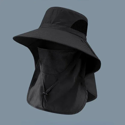 All-Season Outdoor Sun Hat | UV Protection Fishing Cap with Neck Flap