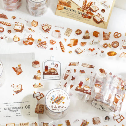 Cute Cartoon Snack Ice Cream Masking Tape | 5x200cm for DIY Scrapbooking