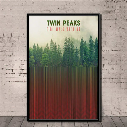 Série télévisée Twin Peaks Affiches d'anime de films classiques et impressions sur toile Peintures d'art murales pour la décoration intérieure du salon