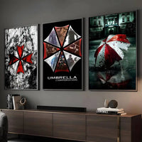 R-RESIDENT Game E-EVILs Poster HD Art Sticky Wall Waterproof Home Living Room Bar Decoration