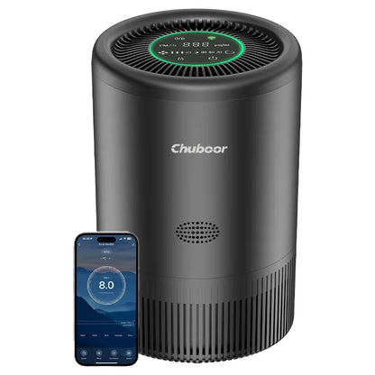 Smart Air Purifier with HEPA Filter App Control PM2.5 for Bedroom Pets Home