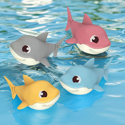 Summer Hot New Cartoon Shark Baby Water Play Toy | Wind-Up Chain Bath Toy for Kids