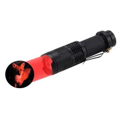 Mini LED Flashlight with 670nm Red/Blue/Green Light | Tactical Pocket Flashlight