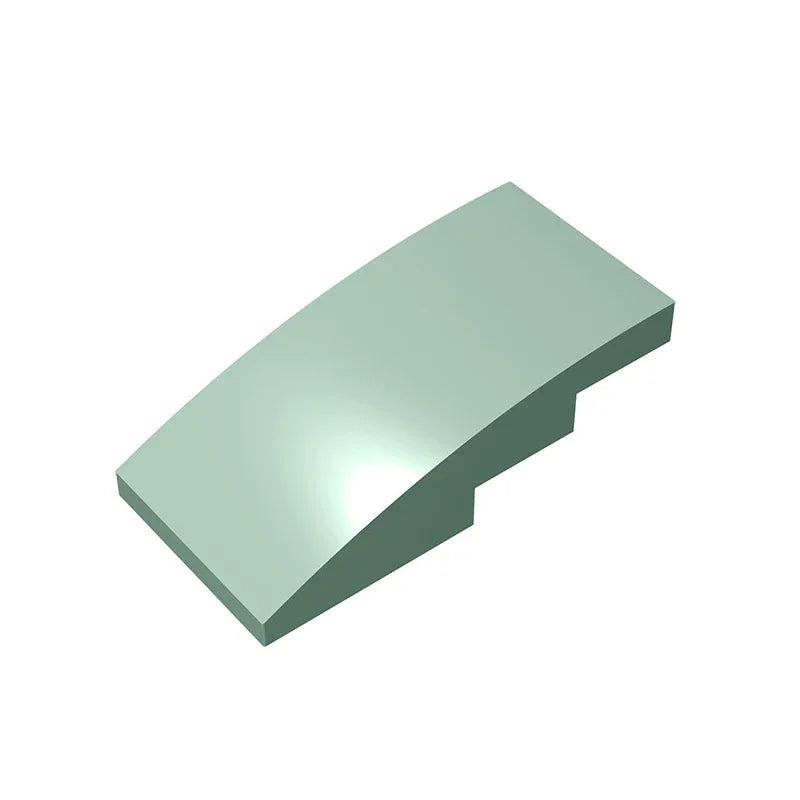Slope, Curved 4 x 2 Building Block (Gobricks GDS-660) | Compatible with Lego 93606 Parts for DIY