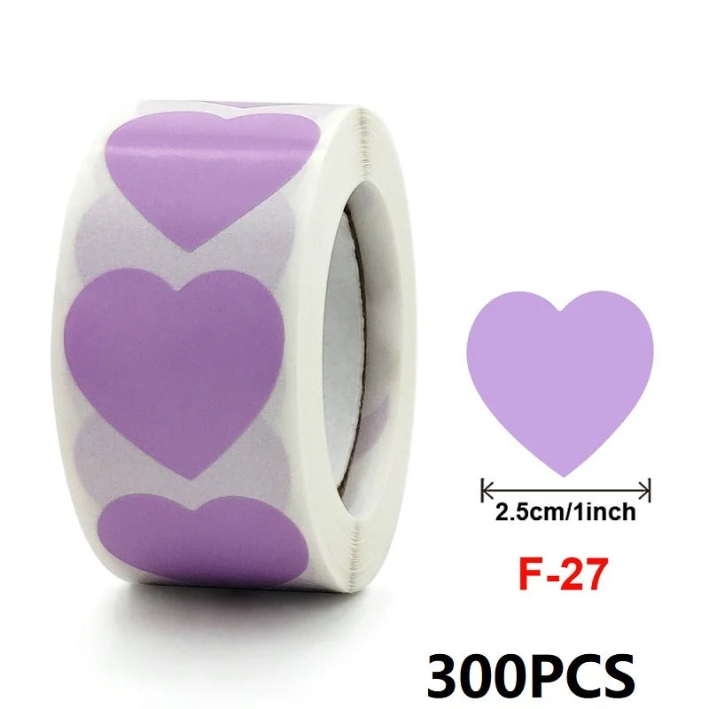 Thank You Stickers for Packaging | Heart Shaped Merci Stickers Bulk
