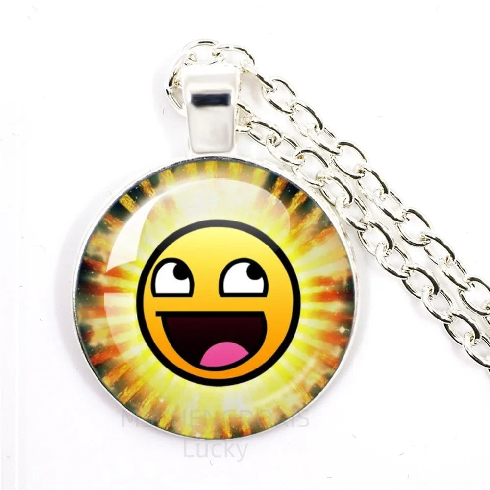 Funny Meme Cartoon Pendant Necklace | Unisex Fashion Jewelry Gift
