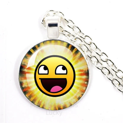 Funny Meme Cartoon Pendant Necklace | Unisex Fashion Jewelry Gift