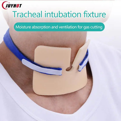 Ultra-Soft Tracheostomy Tube Holder | Adjustable Neck Support Strap