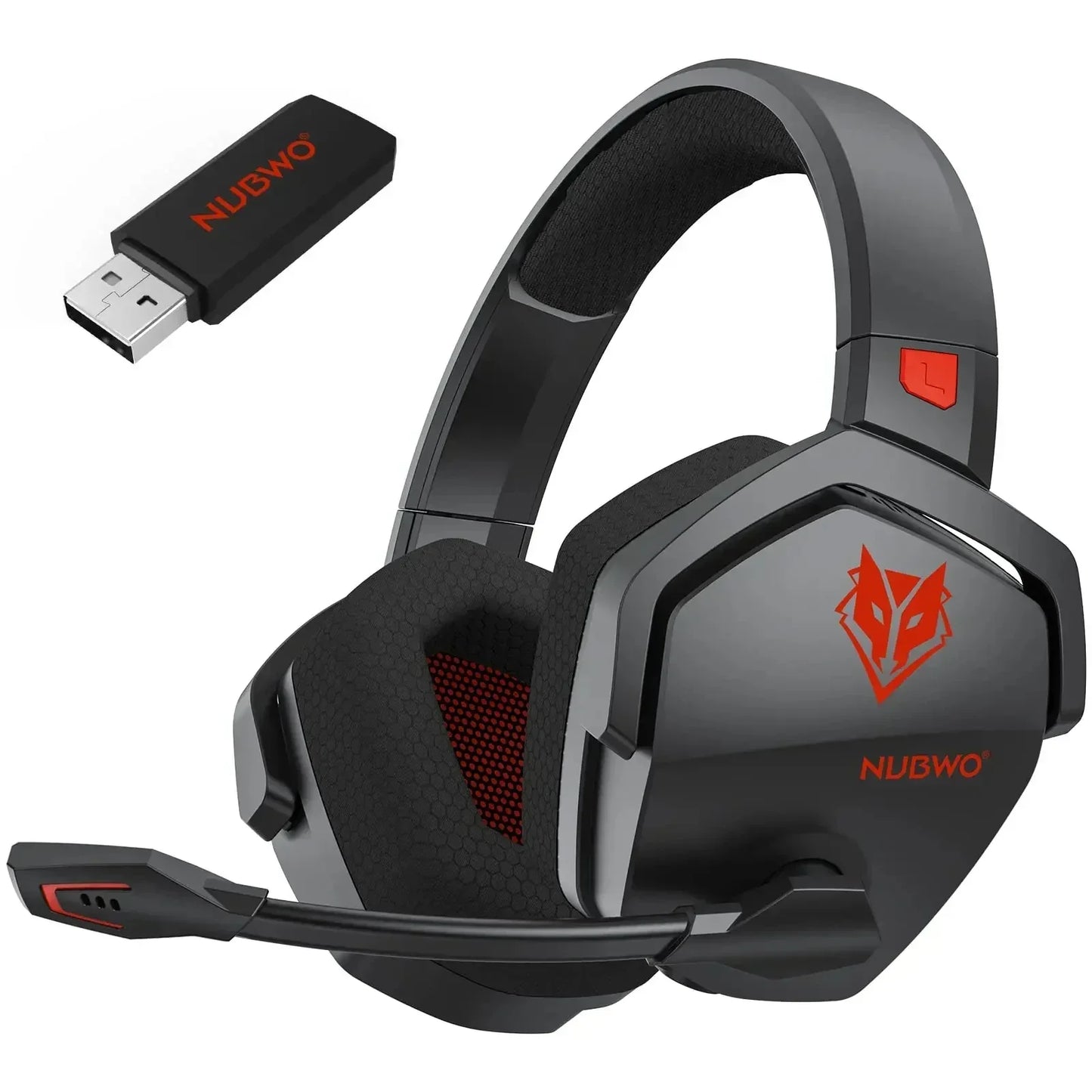 Casque de jeu sans fil NUBWO G06 Bluetooth 5.3 PS5 PC avec suppression du bruit