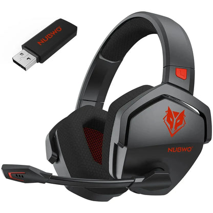 Casque de jeu sans fil NUBWO G06 Bluetooth 5.3 PS5 PC avec suppression du bruit