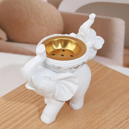 Figurine d'éléphant, plateau à bonbons amusant, vide-poche, table de décoration d'intérieur, figurine, articles divers, conteneurs, accessoires, boîte de rangement, bureau, b