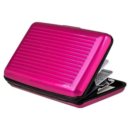 Metal Credit Card Holder Wallet | Slim Waterproof Card Protector