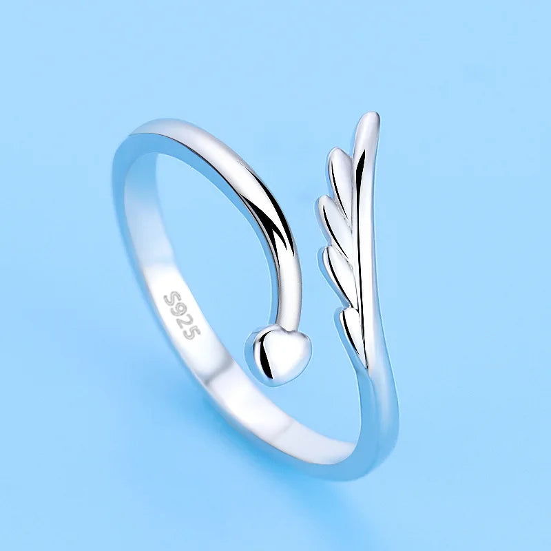 925 Sterling Silver Zircon Adjustable Ring | Women's Cocktail Jewelry