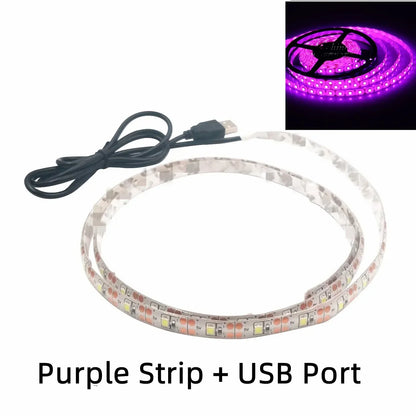 5V USB LED Strip Lights | Flexible Home TV Background Lighting