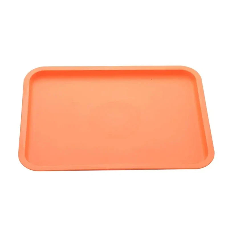 Rectangular Plastic Pallet Tray | Nordic Multi-Color Serving Tray for Food, Bread, Fruit, and Dessert