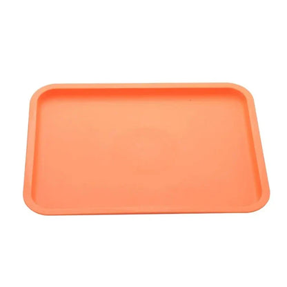Rectangular Plastic Pallet Tray | Nordic Multi-Color Serving Tray for Food, Bread, Fruit, and Dessert