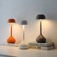 Touch Dimmable Mushroom Table Lamp | Portable Rechargeable Desk Night Light