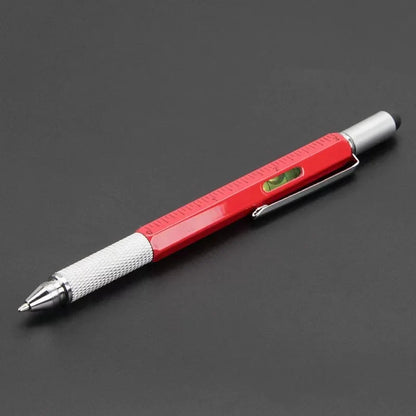 7 in 1 Multifunctional Pen Touch Screen Stylus | Ballpoint Pen Tool with Screwdriver and Level Gauge