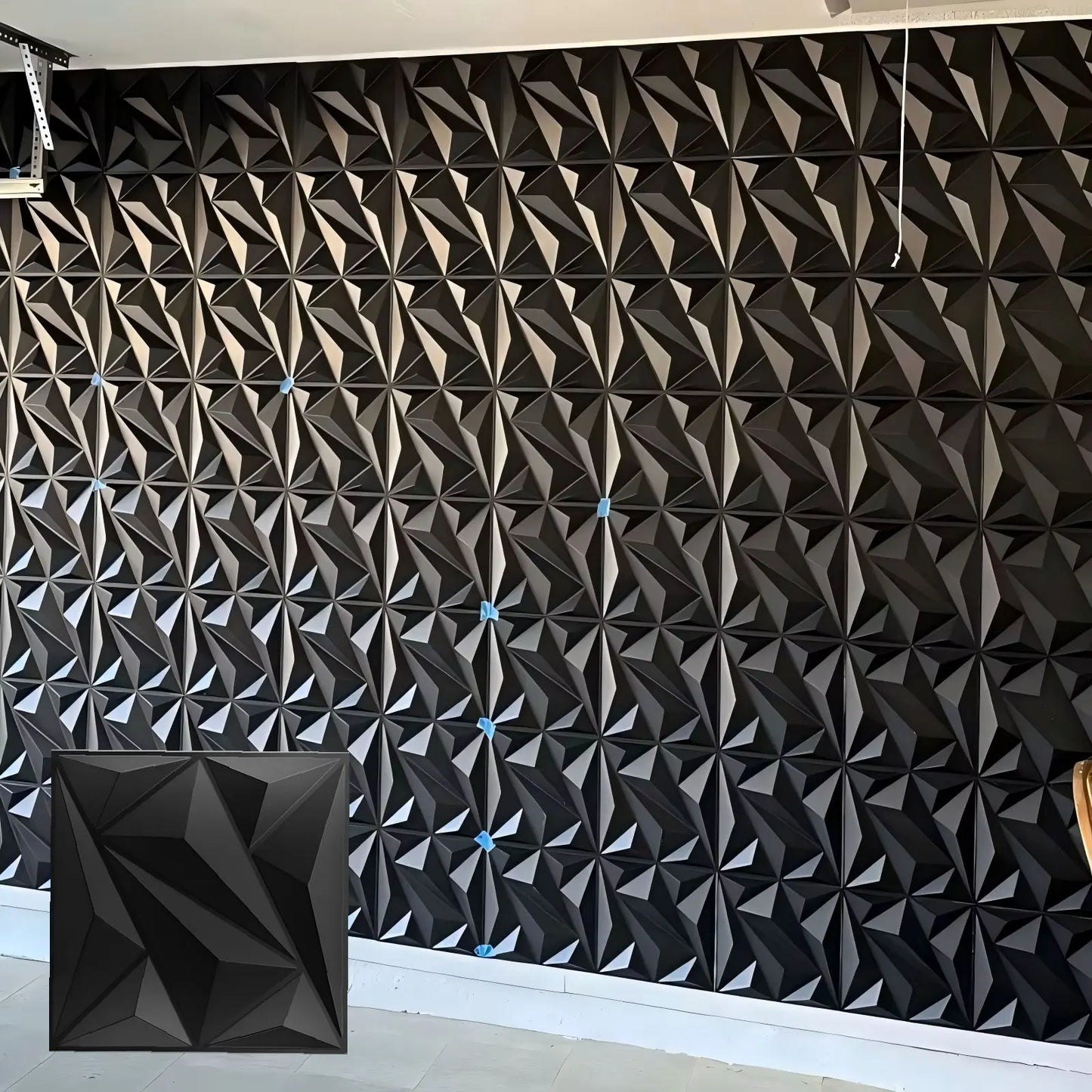 Panneau Mural Texturé 3D Décoration Murale Intérieure Pour Salon Chambre Hôtel Matériaux Respectueux De L'environnement Panneaux Muraux En Pvc