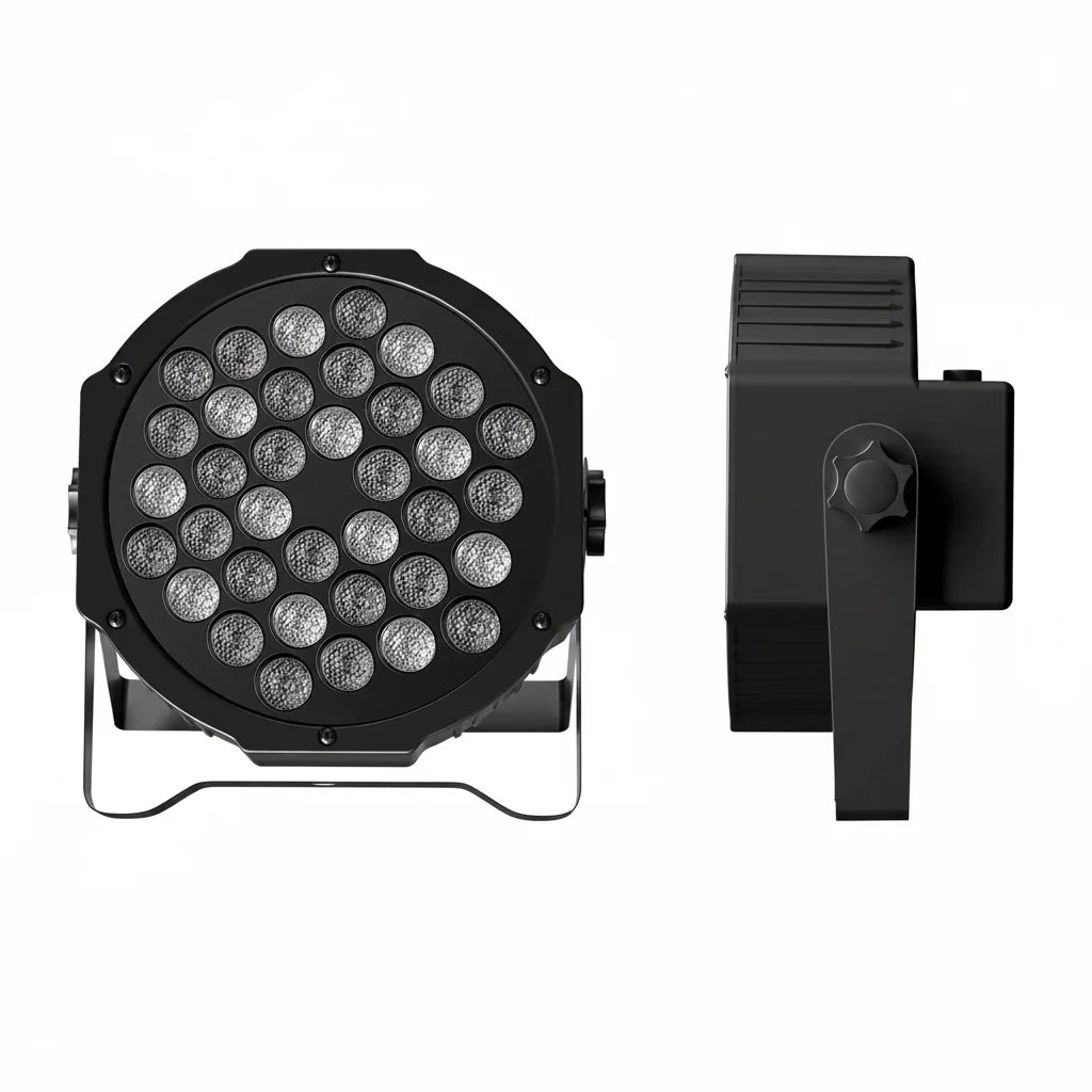 RGB Par Lights 36LED Stage Lighting – DMX512 Uplights for DJ, Party, Wedding Events