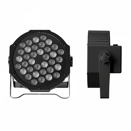 RGB Par Lights 36LED Stage Lighting – DMX512 Uplights for DJ, Party, Wedding Events