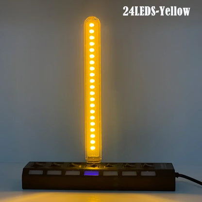 DC5V 24LED USB Night Light | 7 Color Atmosphere Lamp for Live Streaming