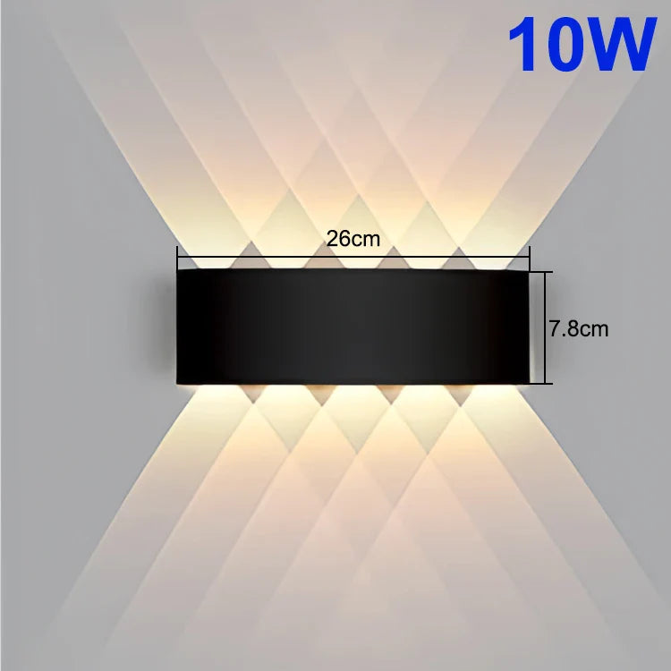 LED Outdoor Waterproof Wall Light – Porch Yard Walkway Lamp for Indoor & Garden