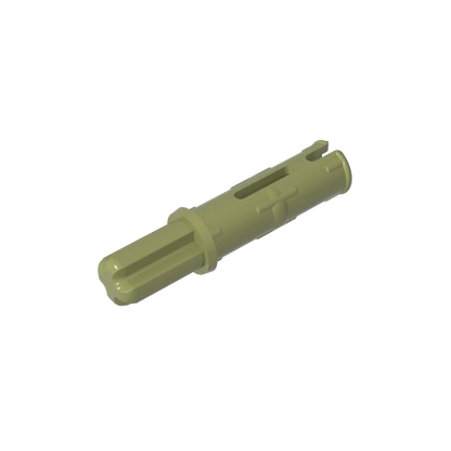 Gobricks GDS-929 Axle Pin 3L with Friction Ridges | Compatible Building Block for Technic