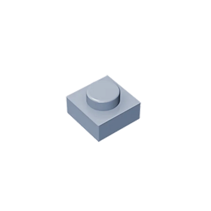 Gobricks GDS-501 Plate 1 x 1 | Compatible Building Blocks for DIY
