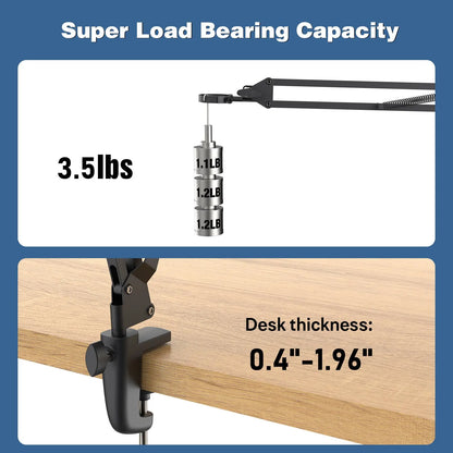Adjustable Microscope Arm Stand Metal Bracket Coin Microscope Mount
