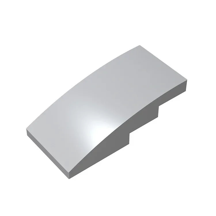 Slope, Curved 4 x 2 Building Block (Gobricks GDS-660) | Compatible with Lego 93606 Parts for DIY