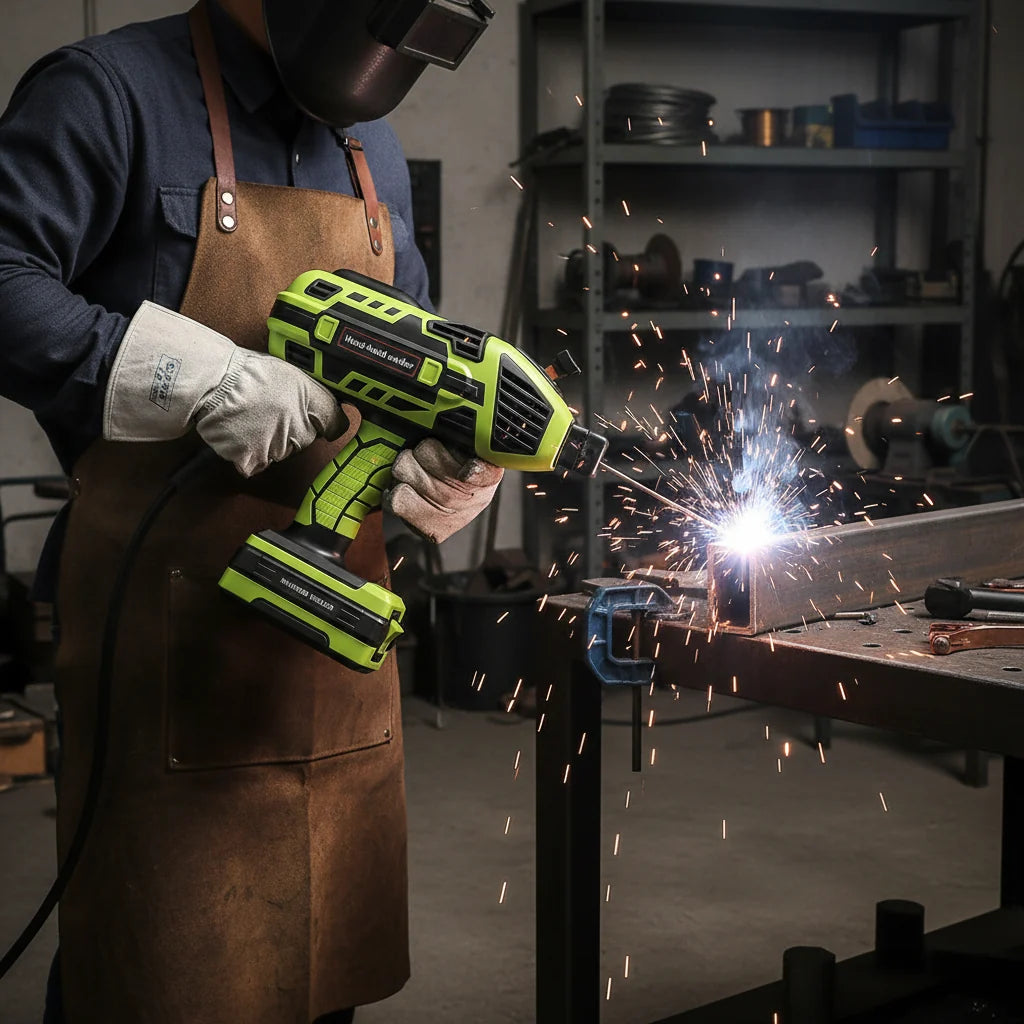 110V Handheld Portable Welding Machine IGBT Inverter ARC Welder 20-120Amp Gun