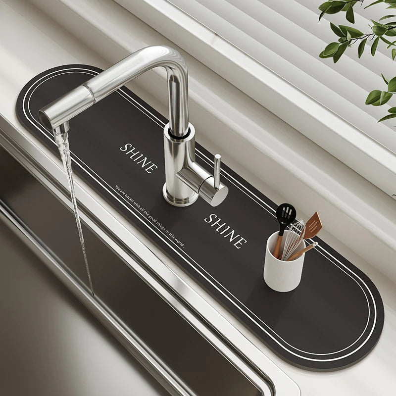 Diatom Mud Sink & Faucet Mat