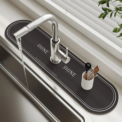 Diatom Mud Sink & Faucet Mat