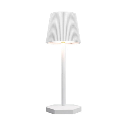LumiGrid | Modern Stripe LED Table Lamp with Touch Dimming | Metal USB Desk Light for Decor