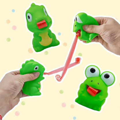Frog Dinosaur Pinch Toy | Fun Squeeze Stress Relief Fidget Toy