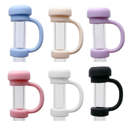 Silicone Straw Covers Compatible with Stanley Cup | Dust-Proof Splash Stopper