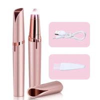 Electric Eyebrow Trimming Tool For Beginners Automatic Electric Eyebrow Trimmer Nose Hair Shaving Brush Scraper