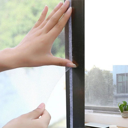 Self-Adhesive Mosquito Net Window Screen | DIY Insect Mesh for Doors and Windows