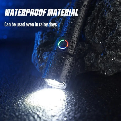 P50 LED Rechargeable Flashlight | 1600 Lumen Zoomable Torch