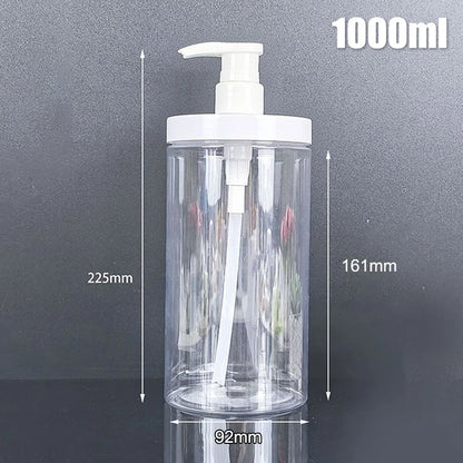 Refillable Pump Dispenser Bottle | Wide Mouth Travel Size for Soap, Shampoo, and Lotion