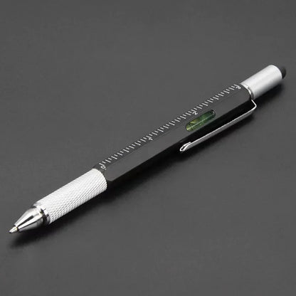 7 in 1 Multifunctional Pen Touch Screen Stylus | Ballpoint Pen Tool with Screwdriver and Level Gauge