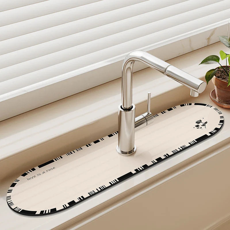 Diatom Mud Sink & Faucet Mat