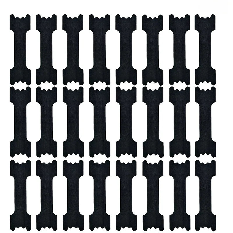 50pcs Black Breathe Right Nasal Strips | Breathable, Comfortable and Reusable for Restful Sleep