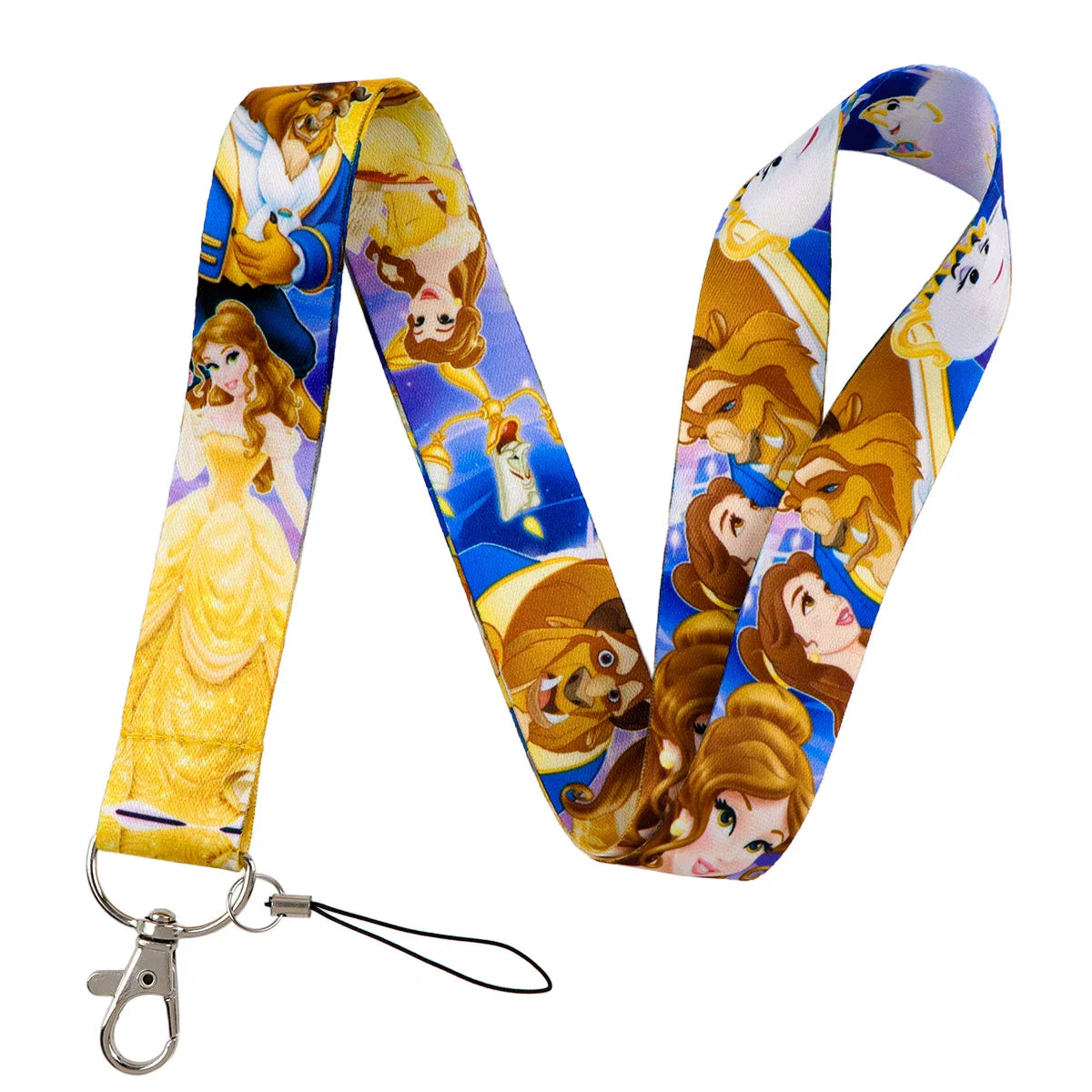 Cartoon Animal Keychain Lanyard | Anti-Lost Rope Strap for Keys
