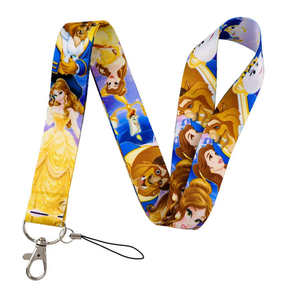 Cartoon Animal Keychain Lanyard | Anti-Lost Rope Strap for Keys