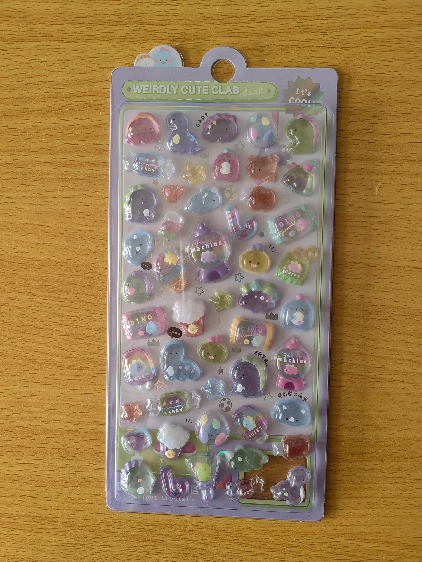 3D Food Stamping Seal Sticker | Japanese Anime Decorative Craft Stickers for Kids